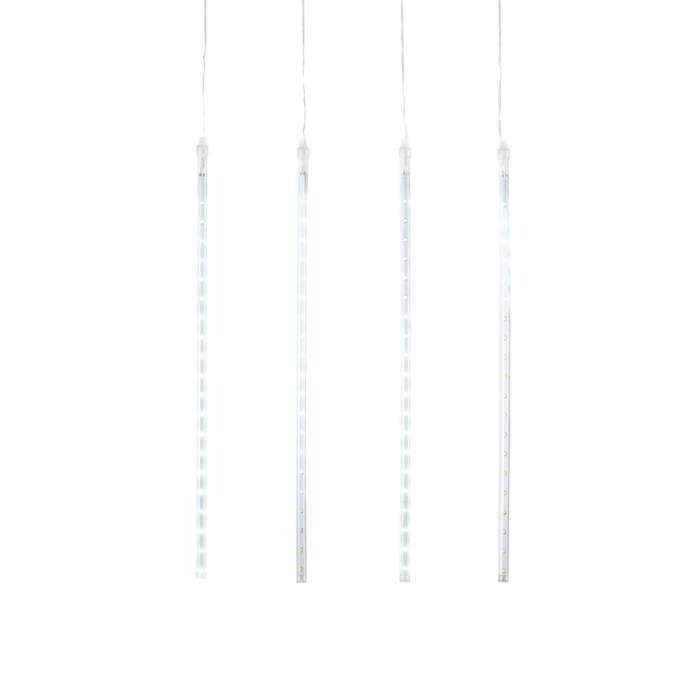 Raindrop lysrør 4 x 40 LED hvid H48 cm 4-pk.